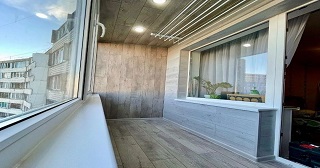 Обшивка лоджии Азнакаево цена от 212 руб. м/2.