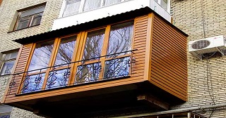 Внешняя отделка балкона Азнакаево цена от 1060 руб. м/2.